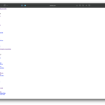 Corrupted Safari cache when viewing WordPress Admin page.